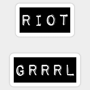 riot grrrl Sticker